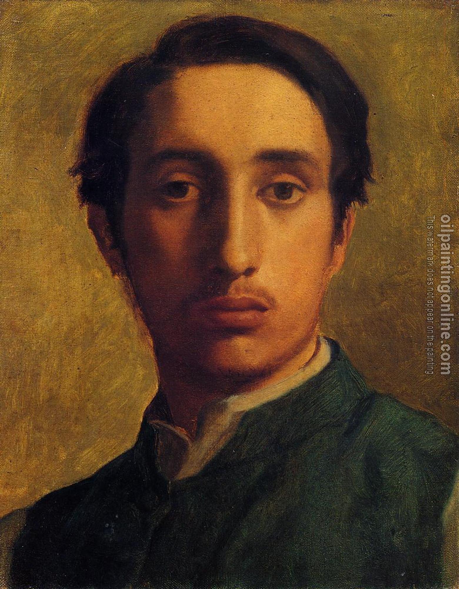 Degas, Edgar - Degas in a Green Jacket